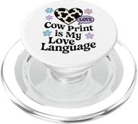 Stampa Mucca Estetica Western Bovine Chic Pastello Macchiato PopSockets PopGrip per MagSafe