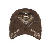 Stampa Nativa Americana Personalizza Il Nome, Il Testo E La Parola Uomo Donna Cappello da Baseball Regolabile Cappelli da papà Traspirante Cappellino da Baseballberretto per Caccia Trucker