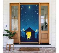 Stampa notturna dei cartoni animati n. 44 coperture decorative per porte, decorazioni per interni ed esterni, primavera, estate, autunno, inverno, Halloween, Natale, decorazioni per la casa