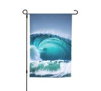 Stampa onde oceaniche per qualsiasi occasione giardino tutte le stagioni bandiera esterna decorazione cortile per terrazze bandiere