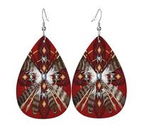 Stampa Orecchini Native American Art Medicine Wheel Orecchino Da Donna Confortevoli Teardrop Orecchini Per Festa Bambina Vacanze