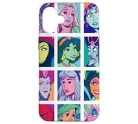 Stampa pop art Principesse e cattivi Disney Custodia per iPhone 16 Plus