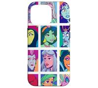 Stampa pop art Principesse e cattivi Disney Custodia per iPhone 16 Pro