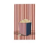 Stampa Popcorn Bandiera Decorativa Tutte Le Stagioni Stampa Modello Unilaterale Stampa Interni Esterni Display Trasparente