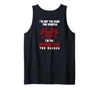 Stampa Posteriore con Scritta I´m Not The Hero You Want I´m The Monster You Need Canotta