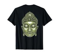 Stampa Posteriore con Testa di Buddha Siddhartha Gautama Maglietta