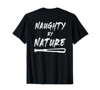 Stampa Posteriore Naughty by Nature Maglietta