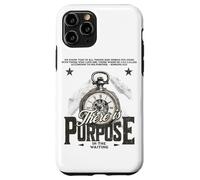 Stampa posteriore retrò «There is Purpose In The Waiting» di Christian Custodia per iPhone 11 Pro