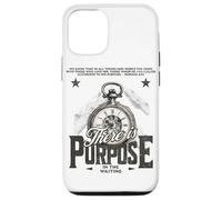 Stampa posteriore retrò «There is Purpose In The Waiting» di Christian Custodia per iPhone 12/12 Pro