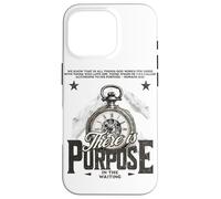 Stampa posteriore retrò «There is Purpose In The Waiting» di Christian Custodia per iPhone 16 Pro