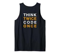 Stampa Posteriore Think Twice Code Once Canotta