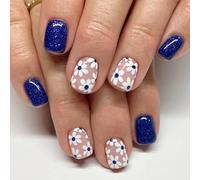 Stampa Quadrata Su Chiodi Chiodi Finti Colla Su Acrilico Artificiale 12 Dimensione 24 Pcs Stick Per La Pressa Donne Chiodo Bara Mandorla Chiodo Francese