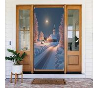 Stampa realistica della chiesa n. 48 coperture decorative per porte, decorazioni per interni ed esterni, primavera, estate, autunno, inverno, Halloween, Natale, decorazioni per la casa