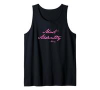 Stampa Rosa con Scritta Most Ardently - Darcy in Jane Austen Canotta