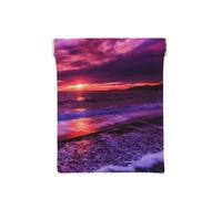 Stampa rosa tramonto sulla spiaggia, Spremere il portafoglio superiore da donna Borsa portaoggetti Piccola portamonete Portamonete