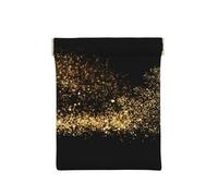 Stampa sabbia nera oro, Spremere il portafoglio superiore da donna Borsa portaoggetti Piccola portamonete Portamonete
