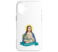 Stampa Santa Maria Goretti Purità Pura Virtù Cattolica Custodia per iPhone 16 Plus