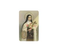 Stampa Santa Teresa Di Gesù con Medaglia, Religion/Religious Card