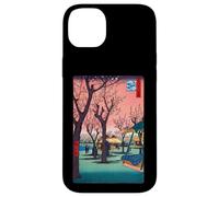 Stampa su legno giapponese Sakura Cherry Blossom - Sunset Art Custodia per iPhone 14 Plus