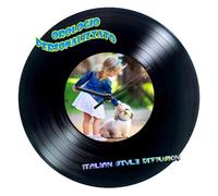 STAMPA SU OROLOGIO 33 GIRI FOTO PERSONALIZZATA LOGO PERSONALIZZATO DISCO SELPHIE