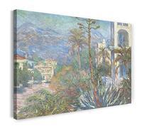 Stampa su tela (100x70cm): Claude Monet - Ville a Bordighera