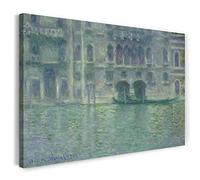 Stampa su tela (120x80cm): Claude Monet - Palazzo da Mula, Venezia (1908)