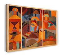 Stampa su tela (60x40cm): Paul Klee - Giardini del tempio (1920)