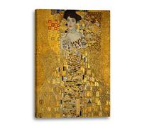Stampa su tela (60x80cm): Gustav Klimt - Adele Bloch-Bauer I (1907)