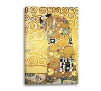 Stampa su tela (60x80cm): Gustav Klimt - L'abbraccio (1909)