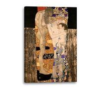 Stampa su tela (70x100cm): Gustav Klimt Le tre età della vita di una donna