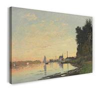 Stampa su tela (80x60cm): Claude Monet - Argenteuil, nel tardo pomeriggio