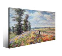 Stampa su tela Claude Monet I papaveri quadro famoso falsi riproduzione