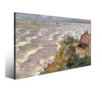 Stampa su tela Claude Monet Maree montante a Pourville quadro famoso