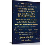 Stampa su tela con citazione "We Do Disney in This House" (61 x 40 cm)