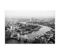 Stampa Su Tela Dipinti Su Tela In Bianco E Nero, Paesaggi Di Città Del Mondo, Londra, Parigi, New York, Poster E Stampe, Quadri Da Parete Per La Decorazione Della Casa, 70X100 Cm, Senza Cornice.