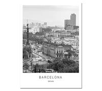Stampa Su Tela Dipinti Su Tela In Bianco E Nero, Paesaggi Di Città Del Mondo, Londra, Parigi, New York, Poster E Stampe, Quadri Da Parete Per La Decorazione Della Casa, 21X30 Cm, Senza Cornice.