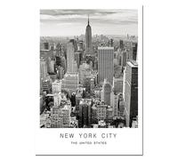 Stampa Su Tela Dipinti Su Tela In Bianco E Nero, Paesaggi Di Città Del Mondo, Londra, Parigi, New York, Poster E Stampe, Quadri Da Parete Per La Decorazione Della Casa, 21X30 Cm, Senza Cornice.