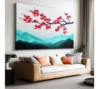 Stampa su tela giapponese inchiostro prugno, montagna, grande quadro da parete, decorazione per soggiorno, foto su tela, immagine su tela, quadri per camera da letto, casa, senza cornice, 70 cm x 50