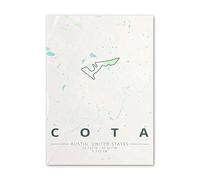 Stampa Su Tela Mappa Del Circuito Di Formula 1 Di F1, Monza, Le Mans, Pista Da Corsa, Poster Nordico, Stampa Artistica Da Parete, Dipinto Su Tela, Immagini Decorative Per Soggiorno, 70X100 Cm, Sen