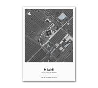 Stampa Su Tela Mappa Del Circuito Di Formula Uno, Poster Di F1, Barcellona, Jeddah, Lusail, Sakhir, Pista Da Corsa, Stampa Artistica Da Parete, Dipinto Su Tela, Decorazione Per Soggiorno, 15X2