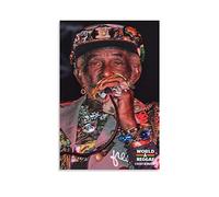 Stampa su tela poster 60 * 90cm Senza Cornice Lee Scratch Perry Doppiaggio Reggae Singer Musica Foto Poster e Wall Art Modern Family camera da letto Decor
