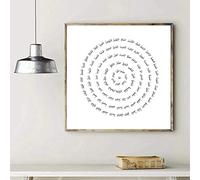Stampa su tela, Poster da parete, Poster minimalista con 99 nomi di Allah Quadro su tela, Quadri camera da letto, Stampa di calligrafia araba islamica Quadri moderni soggiorno(Non incorniciato)