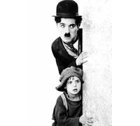 Stampa Su Tela Poster Del Film D'Epoca Di Charlie Chaplin, Stampa Su Tela, Bianco E Nero, Icona Della Commedia, Decorazione Da Parete, Stampe, Decorazione Per La Stanza, 50X70 Cm, Senza Cornice.