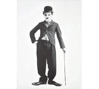 Stampa Su Tela Poster Del Film D'Epoca Di Charlie Chaplin, Stampa Su Tela, Bianco E Nero, Icona Della Commedia, Decorazione Da Parete, Stampe, Decorazione Per La Stanza, 30X45 Cm, Senza Cornice.
