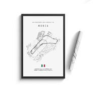 Stampa Su Tela Quadro Su Tela Con Circuito Internazionale Di Formula 1, Arte Murale Nordica, Poster Estetico Di Gare Di Sport Motoristici, Per La Decorazione Della Casa, 50X70 Cm, Senza Cornice.