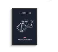 Stampa Su Tela Quadro Su Tela Con Circuito Internazionale Di Formula 1, Arte Murale Nordica, Poster Estetico Di Gare Di Sport Motoristici, Per La Decorazione Della Casa, 50X70 Cm, Senza Cornice.