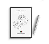 Stampa su Tela Retro Formula 1 Imola Monaco Monza Pista Circuito Stampa su Tela F1 Wall Art Nordic Poster Aesthetic Motorsport Racing Room Decor,21X30Cm Senza Cornice