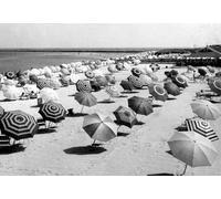 Stampa Su Tela Stampa Vintage In Bianco E Nero Di Donne Che Mangiano Pasta, Pittura Su Tela, Decorazione Per La Casa, Fotografia Di Surf Sulla Spiaggia, Poster Con Taglio Di Capelli Nel Golfo, 60X