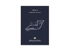 Stampa Su Tela Stampe Artistiche Da Parete Su Tela, Poster Di Circuiti Di Formula 1, Quadri Decorativi Per La Decorazione Della Casa, Arte E Artigianato, Sport E Hobby, 70X100 Cm, Senza Cornice.