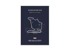 Stampa Su Tela Stampe Artistiche Da Parete Su Tela, Poster Di Circuiti Di Formula 1, Quadri Decorativi Per La Decorazione Della Casa, Arte E Artigianato, Sport E Hobby, 70X100 Cm, Senza Cornice.